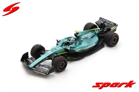 1:18 2022 Nico Hulkenberg -- Bahrain GP -- Aston Martin AMR22 -- Spark F1