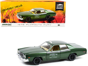1:18 1976 Plymouth Fury -- Beverly Hills Cop -- Checker Cab Green -- Greenlight