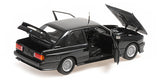 1:18 1987 BMW M3 (E30) -- Black Metallic -- Minichamps