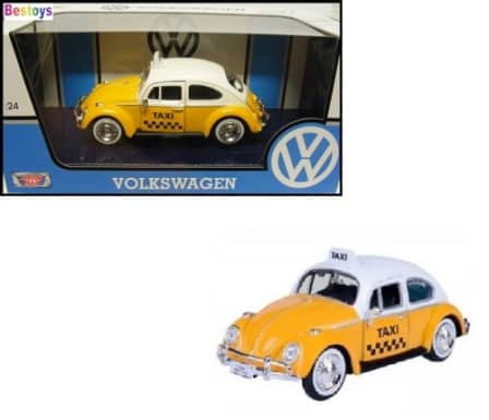 1:24 VW Beetle -- Taxi -- MotorMax Volkswagen