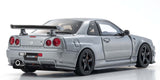 1:43 Nissan Skyline R34 GT-R NISMO -- Grey -- Kyosho