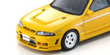 1:43 Nissan Skyline Nismo R33 GT-R 400R -- Yellow -- Kyosho