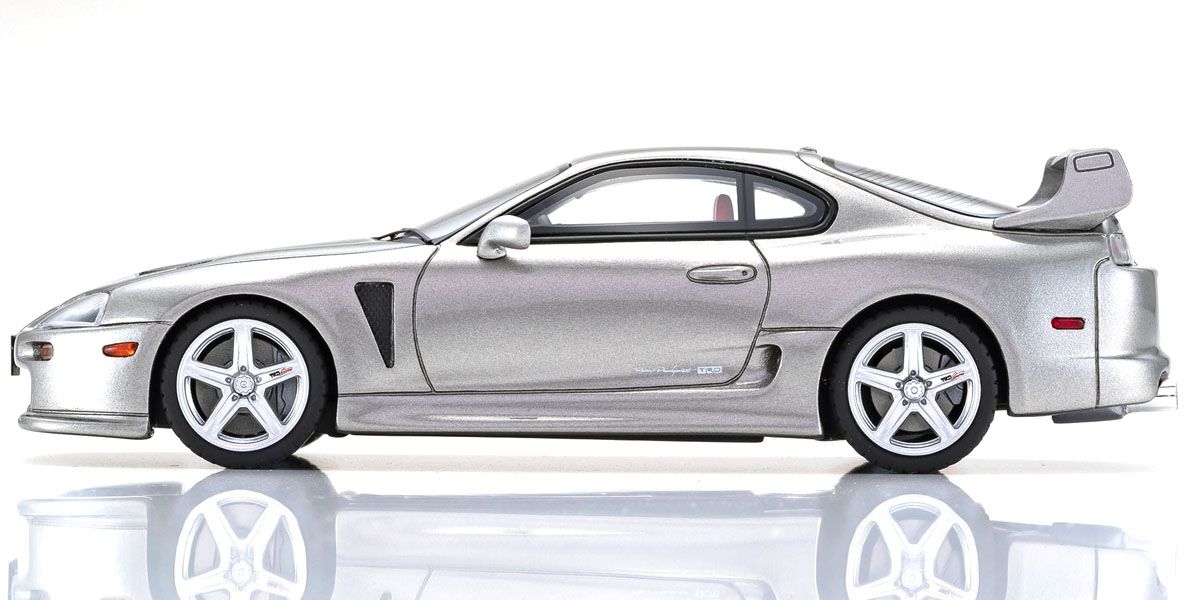 1:43 TRD 3000GT (Toyota Supra Mk4) -- Silver -- Kyosho