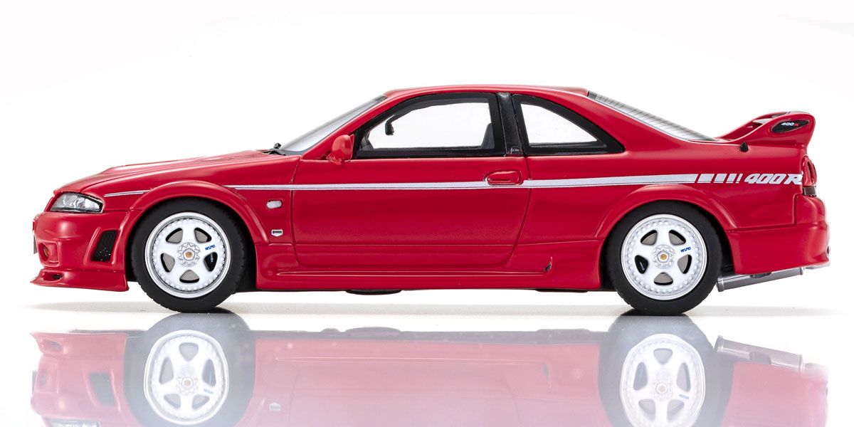 1:43 Nissan Skyline Nismo R33 GT-R 400R -- Red -- Kyosho