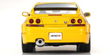 1:43 Nissan Skyline Nismo R33 GT-R 400R -- Yellow -- Kyosho