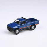1:64 Toyota Hilux 1984 Single Cab -- Medium Blue -- PARA64