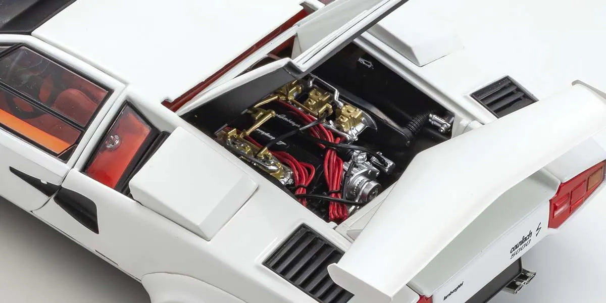 1:18 Lamborghini Countach LP500S -- White -- Kyosho