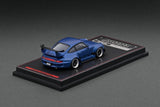 1:64 RWB 993 -- Matte Blue Metallic -- Ignition Model Porsche IG2150