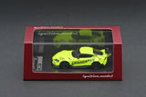 1:64 Toyota Supra A90 PANDEM -- Yellow Green -- Ignition Model IG2337
