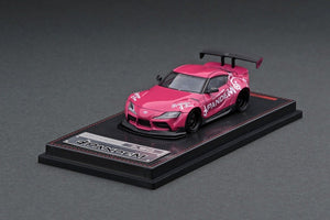 1:64 Toyota Supra A90 PANDEM -- Pink -- Ignition Model IG2339