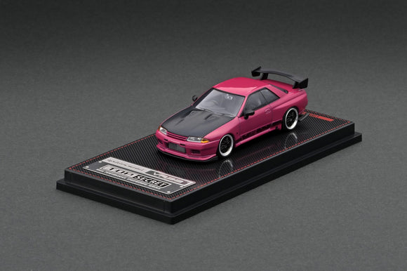 1:64 Nissan R32 Skyline GTR -- Top Secret -- Pink -- Ignition Model