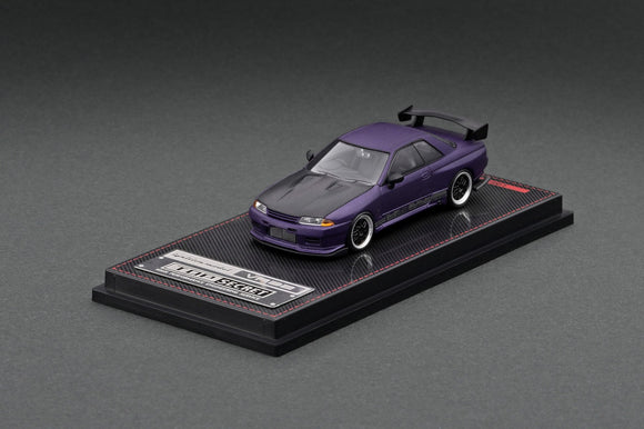 1:64 Nissan R32 Skyline GTR -- Top Secret -- Matte Purple Metallic -- Ignition M