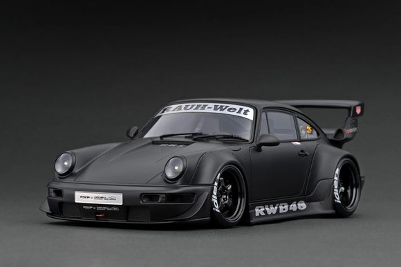 Flame Model Rwb 964 1:18 RWB 964 -- Matte Black RWB48 -- Ignition Model IG2463