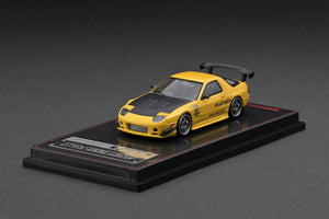 1:64 Mazda RX-7 (FC3S) RE Amemiya -- Yellow -- Ignition Model