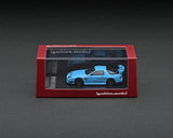 1:64 Mazda RX-7 (FC3S) RE Amemiya -- Light Blue -- Ignition Model