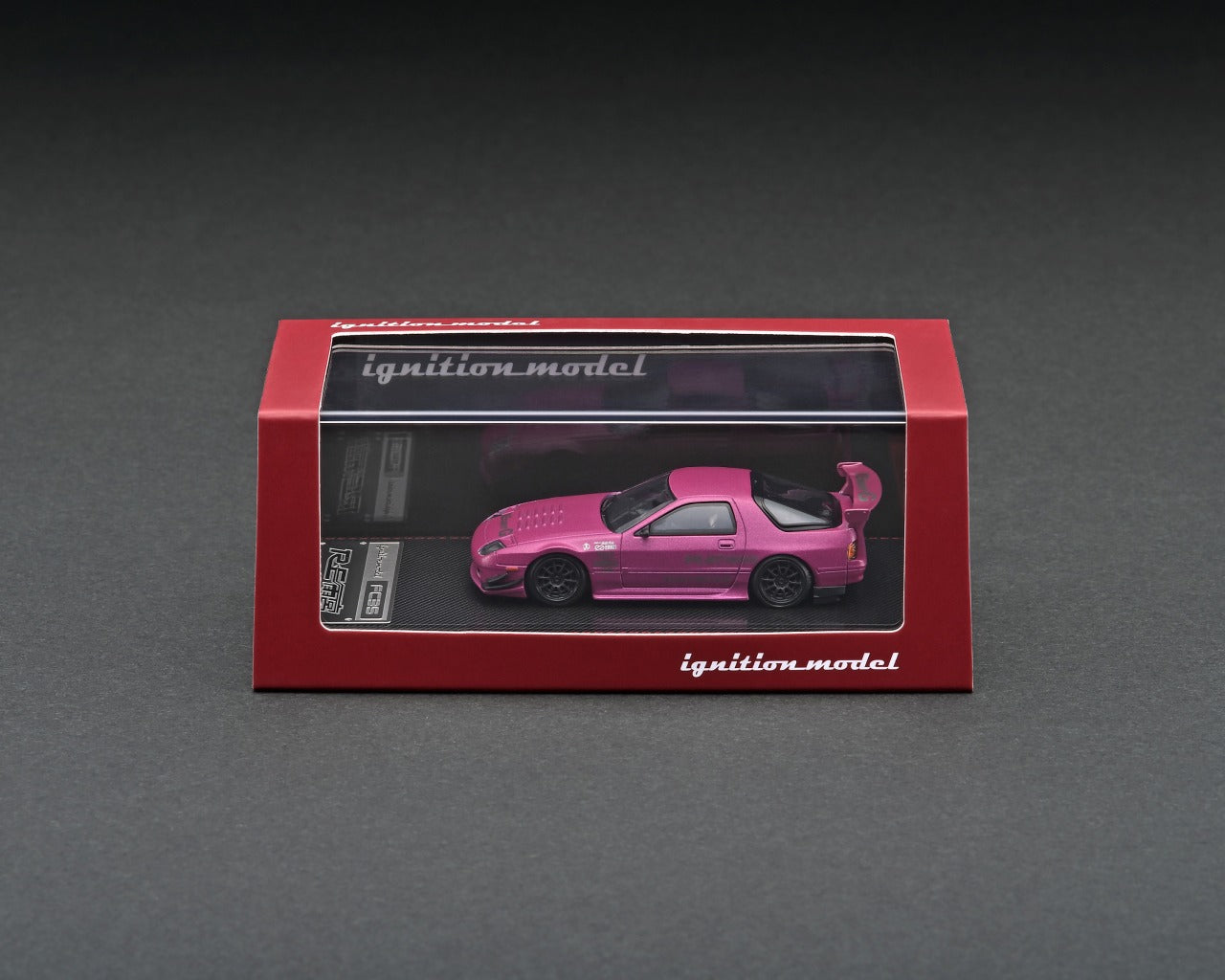 1:64 Mazda RX-7 (FC3S) RE Amemiya -- Matte Purple Metallic -- Ignition