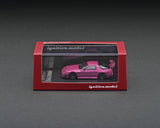 1:64 Mazda RX-7 (FC3S) RE Amemiya -- Matte Purple Metallic -- Ignition Model