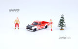1:64 Nissan Sunny "Hakotora" Pickup Truck -- 2021 Christmas Santa Xmas -- INNO64