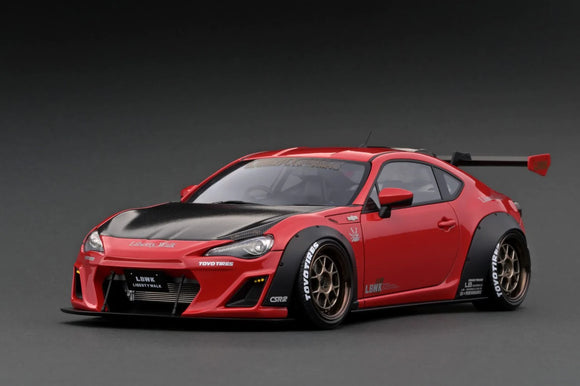1:18 Toyota 86 LB nation WORKS Full ver.1 -- Red Metallic -- Ignition