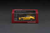 1:64 Nissan R35 GT-R -- PANDEM Metallic Yellow -- Ignition Model