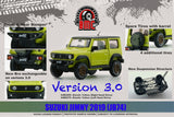 1:64 Suzuki Jimny JB74 (3rd Gen) -- Kinetic Yellow/Black Top -- BM Creations
