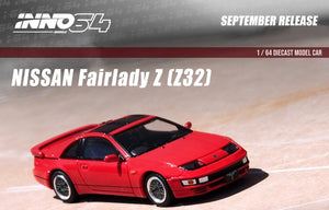 1:64 Nissan Fairlady 300ZX (Z32) -- Aztec Red -- INNO64