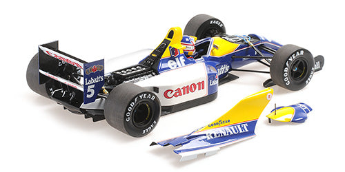 カルツォ 1/18 F1 ウィリアムズ FW14B N.マンセル 可愛らしかっ CAMEL