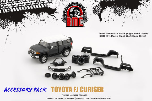 1:64 Toyota FJ Cruiser -- Matte Black -- BM Creations