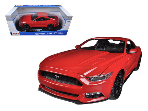 1:18 2015 Ford Mustang GT 5.0 -- Red -- Maisto