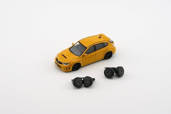 1:64 Subaru Impreza WRX 2009 -- Yellow -- BM Creations