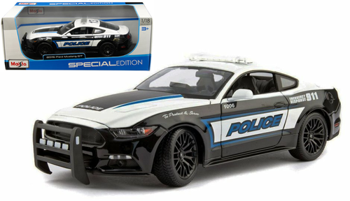1:18 2015 Ford Mustang GT 5.0 -- Police Car -- Maisto