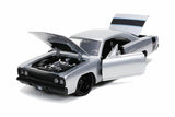 1:24 1970 Plymouth RoadRunner 440 -- Silver Metallic -- JADA: Bigtime Muscle