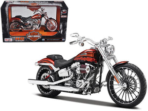 1:12 Harley-Davidson 2014 CVO Breakout -- Orange/Black -- Maisto Motorbike