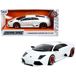 1:24 Lamborghini Murcielago LP640 -- White -- JADA: Hyper-Spec