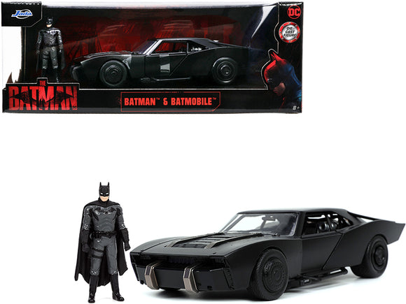 1:24 2022 Batmobile w/Batman Figurine -- The Batman -- JADA