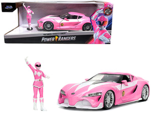 1:24 Pink Power Rangers w/Toyota FT-1 Concept -- JADA