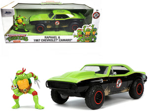 1:24 Raphael w/1967 Chevrolet Camaro Offroad - Teenage Mutant Ninja Turtles JADA