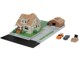 Dom Toretto House Diorama w/Dodge Charger and Toyota Supra -- JADA Nano