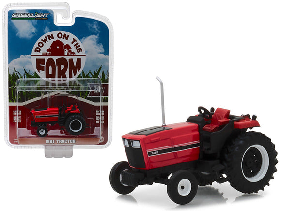 1:64 1981 Tractor 3488 Red and Black 