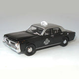 1:64 1971 Ford XY Falcon Taxi -- Silver Top Cabs -- Cooee Classics