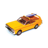 1:64 1969 Ford XW Falcon Surferoo Ute -- Orange -- Cooee Classics