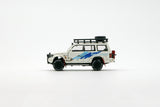 1:64 Mitsubishi Pajero (2nd Gen) -- Jungle Pack -- White -- BM Creations