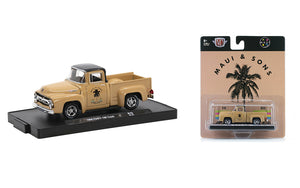 1:64 1956 Ford F-100 Truck -- Maui and Sons -- M2 Machines Auto-Drivers