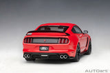 1:18 Ford Shelby Mustang GT-350R -- Race Red -- AUTOart 72935