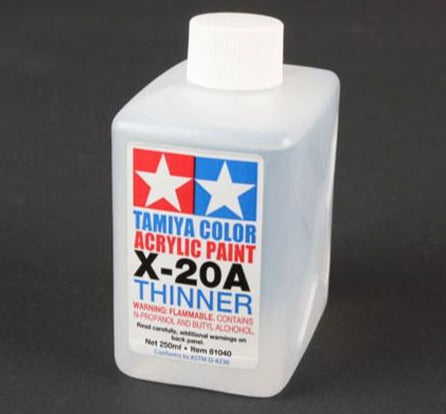 Tamiya X-20A Thinner -- 250mL -- 81040