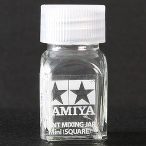 Tamiya Paint Mixing Jar Mini -- Square 10mL (10cc) -- 81043