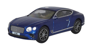 1:76 (OO) Bentley Continental GT -- Peacock Blue -- Oxford