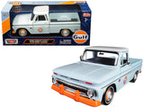 1:24 1966 Chevrolet C-10 Fleetside Pickup Truck -- Gulf Livery -- MotorMax