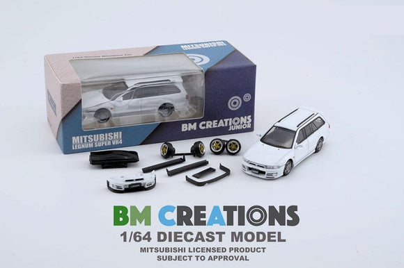 1:64 Mitsubishi Legnum Super VR-4 -- White -- BM Creations