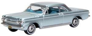 1:87 (HO) 1963 Chevrolet Corvair Coupe -- Satin Silver -- Oxford